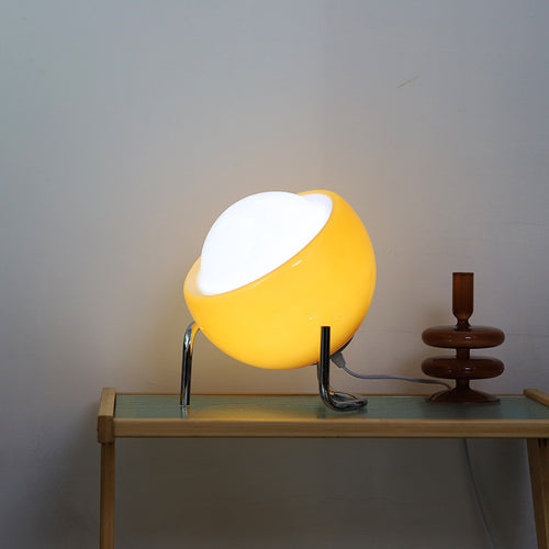 Bauhaus-Inspired Glass Lamp