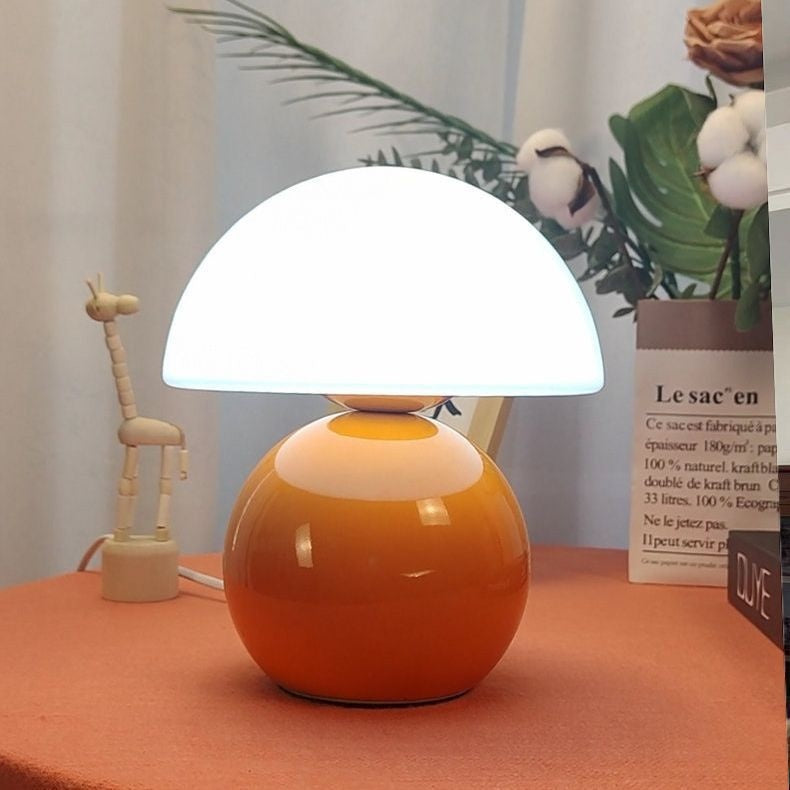 Nordic Ceramic Mushroom Lamp
