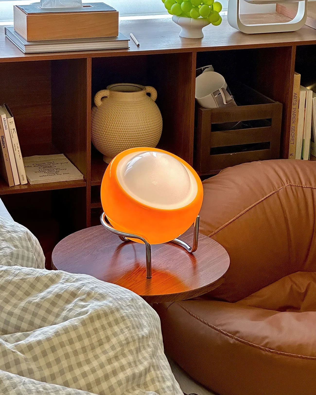 Bauhaus-Inspired Glass Lamp